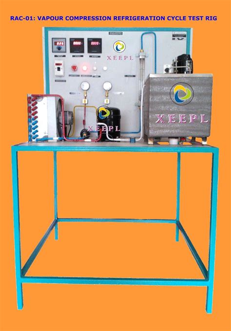 vapour compression refrigeration cycle test rig|pccoer refrigerator test rig.